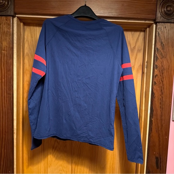 NWT- Women's Vineyard Vines rash guard/swim shirt Medium M Deep Bay Navy Long Sl - Picture 4 of 4